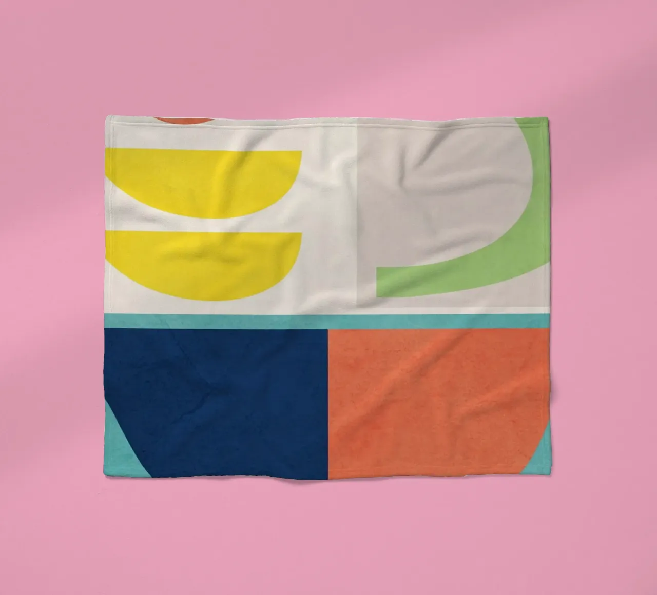 Forme minimali colorate 2 coperta in pile da ThingDesign