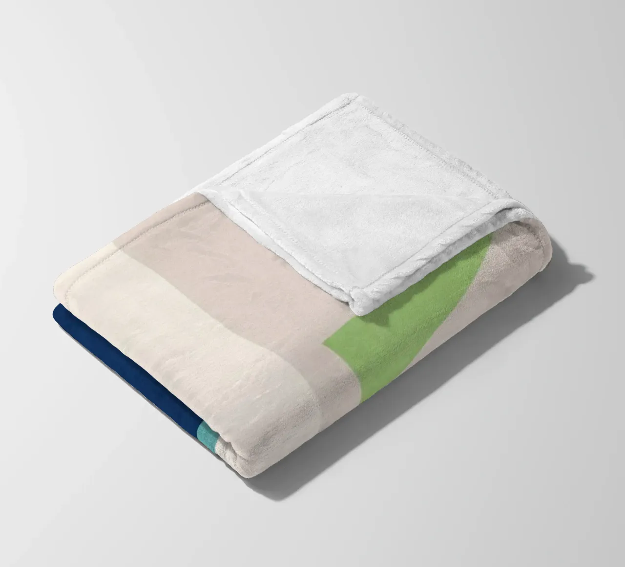 Forme minimali colorate 2 coperta in pile da ThingDesign