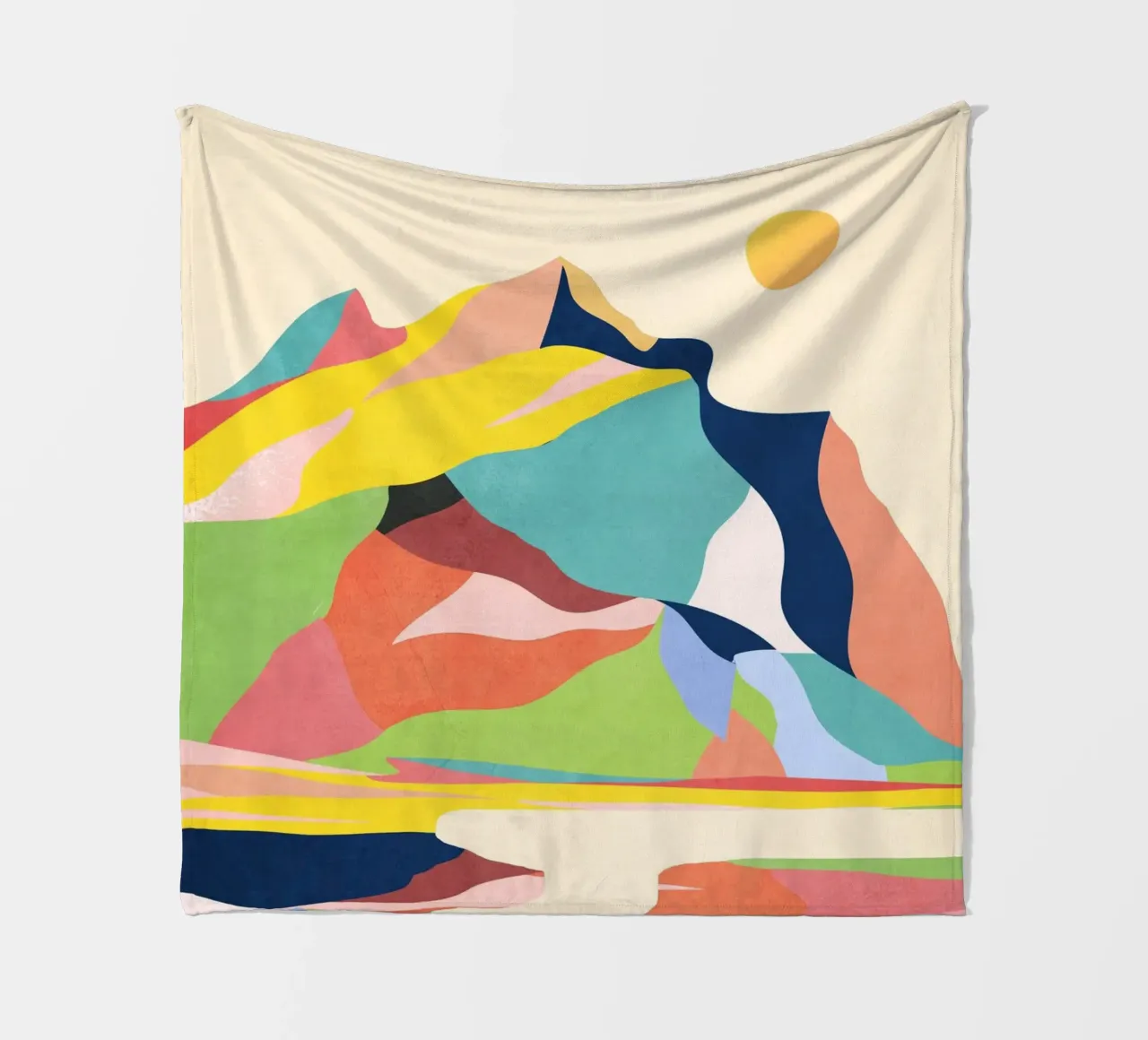 Paesaggio colorato coperta in pile da ThingDesign