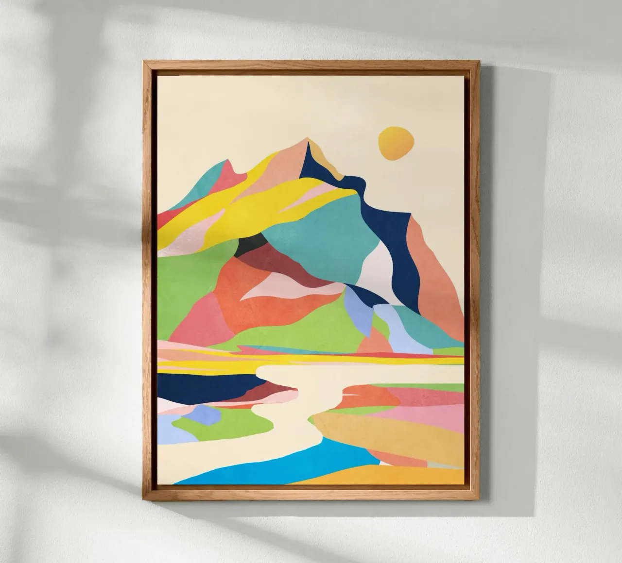 Paesaggio colorato alluminio dibond da ThingDesign