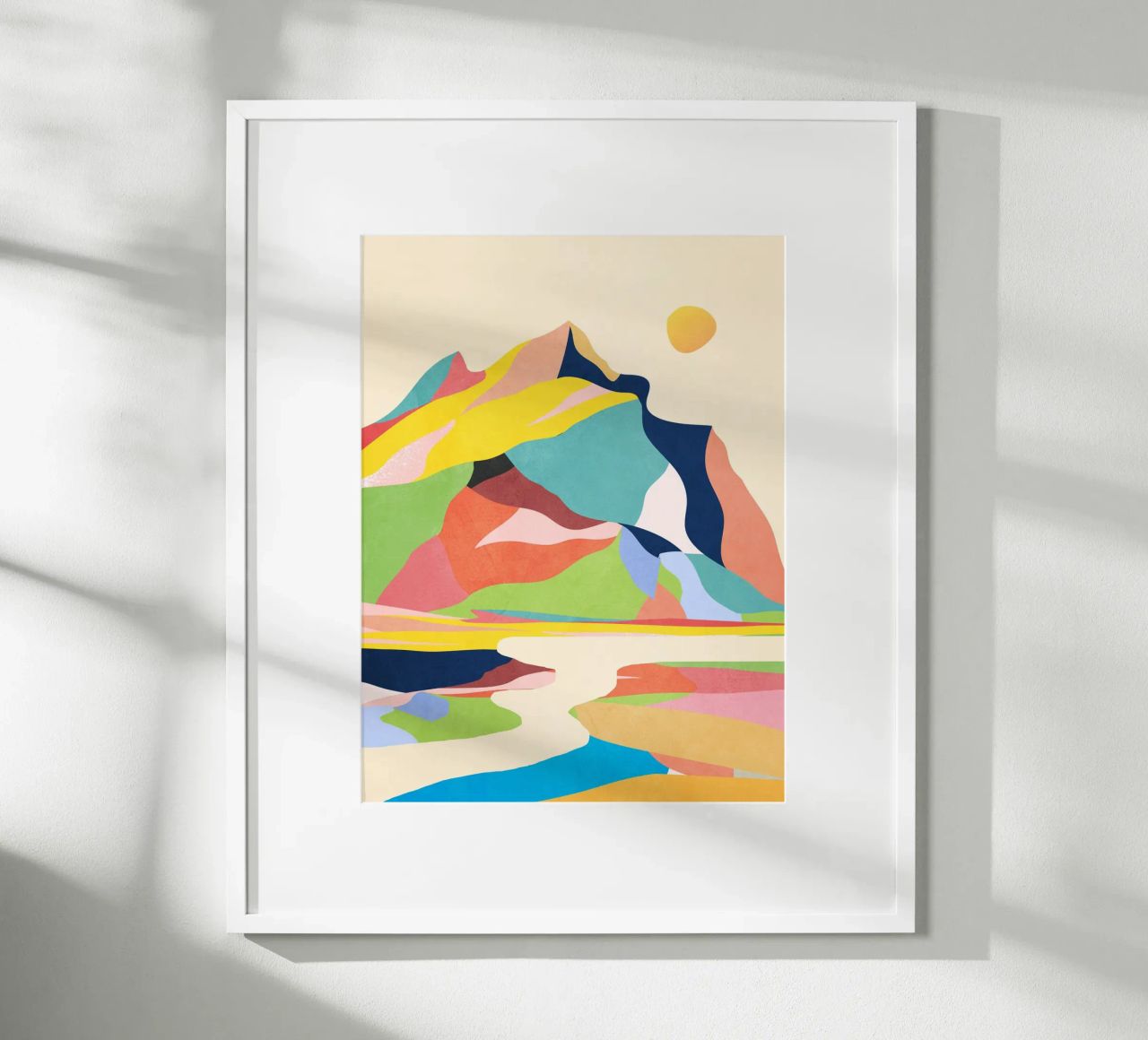 Colorful Landscape poster by ThingDesign