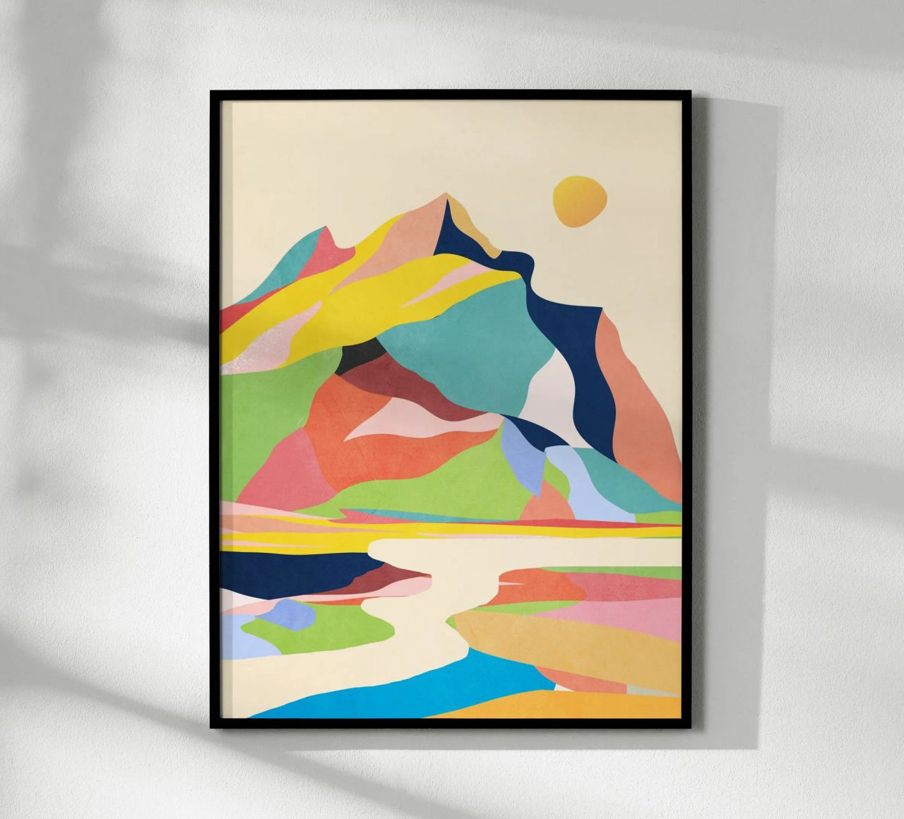 Colorful Landscape poster by ThingDesign