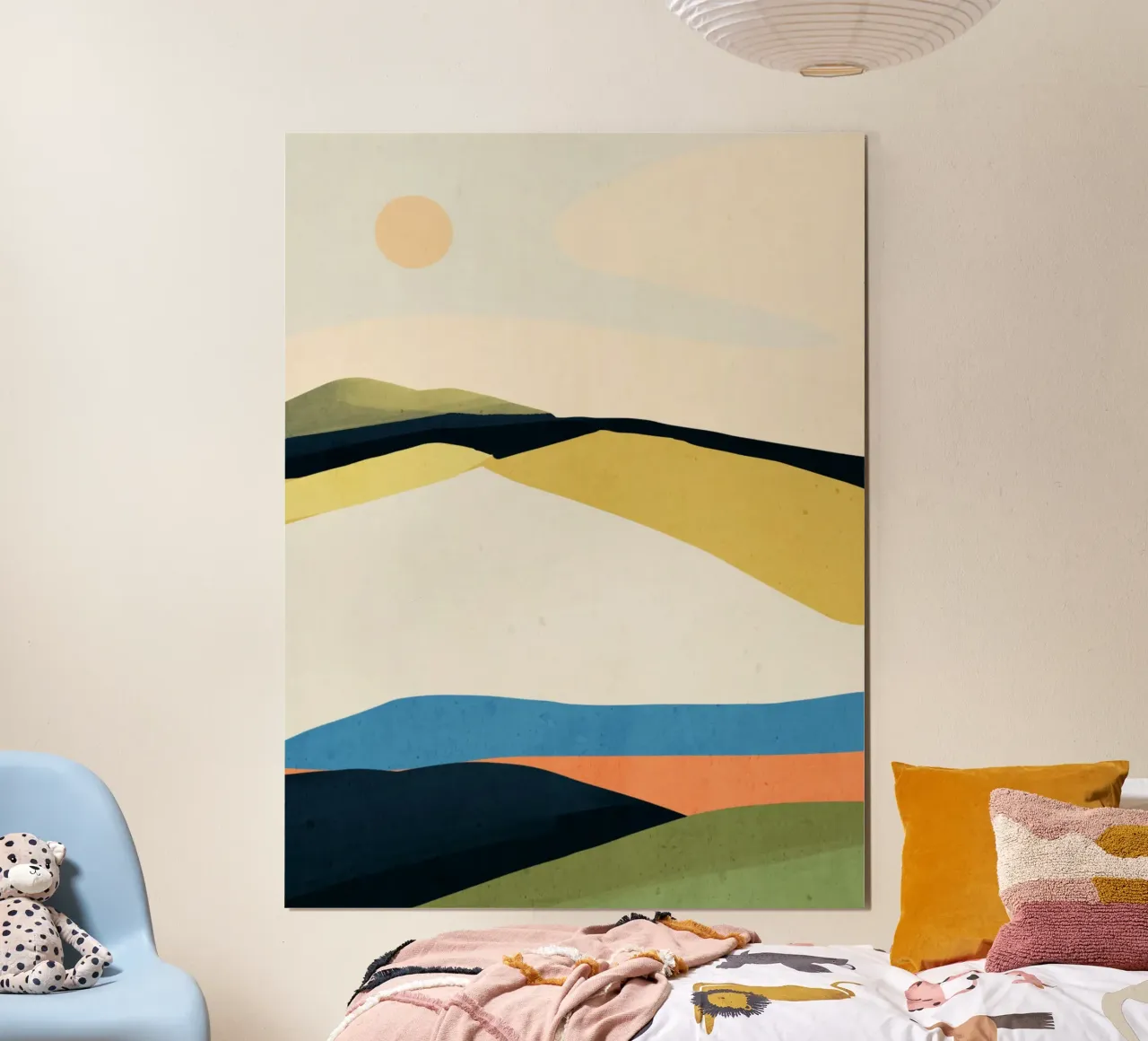 Paesaggio colorato 2 poster da ThingDesign