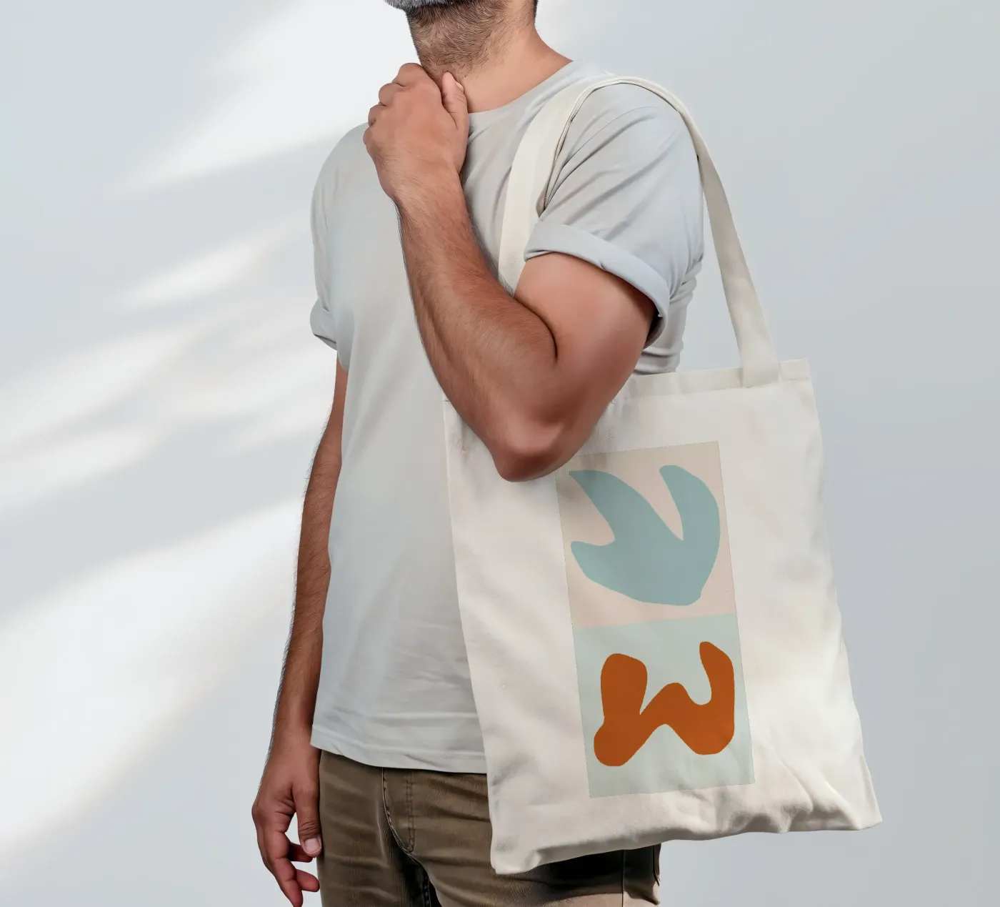 Solid Air borsa in juta da Tanja Schaub