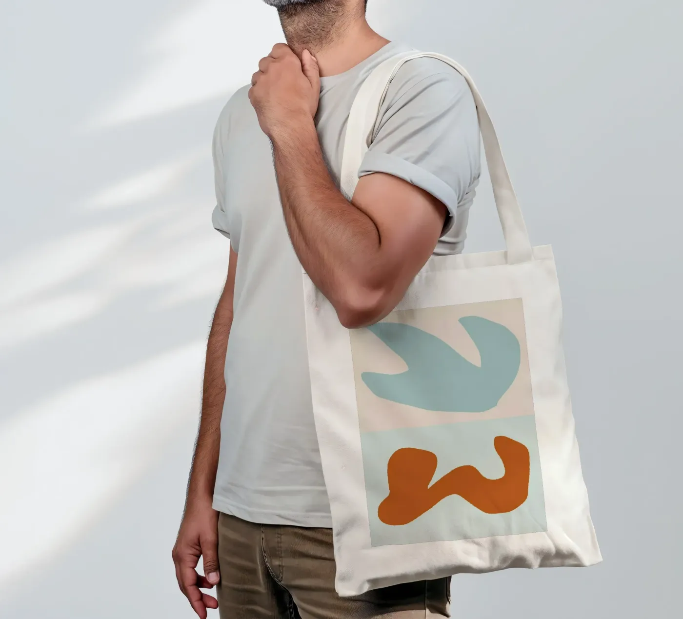 Solid Air borsa in juta da Tanja Schaub