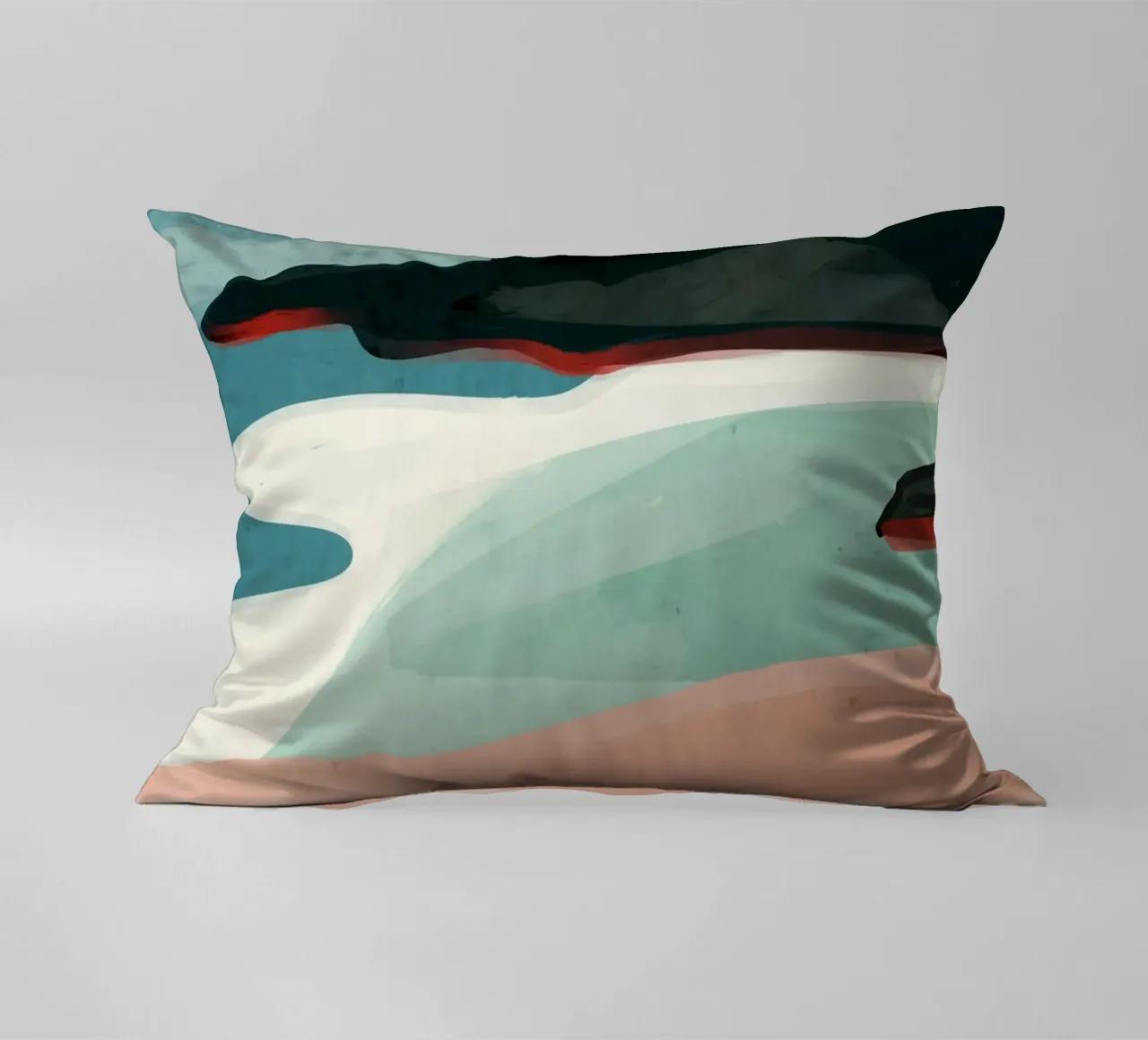 Paesaggio colorato 3 cuscino da ThingDesign