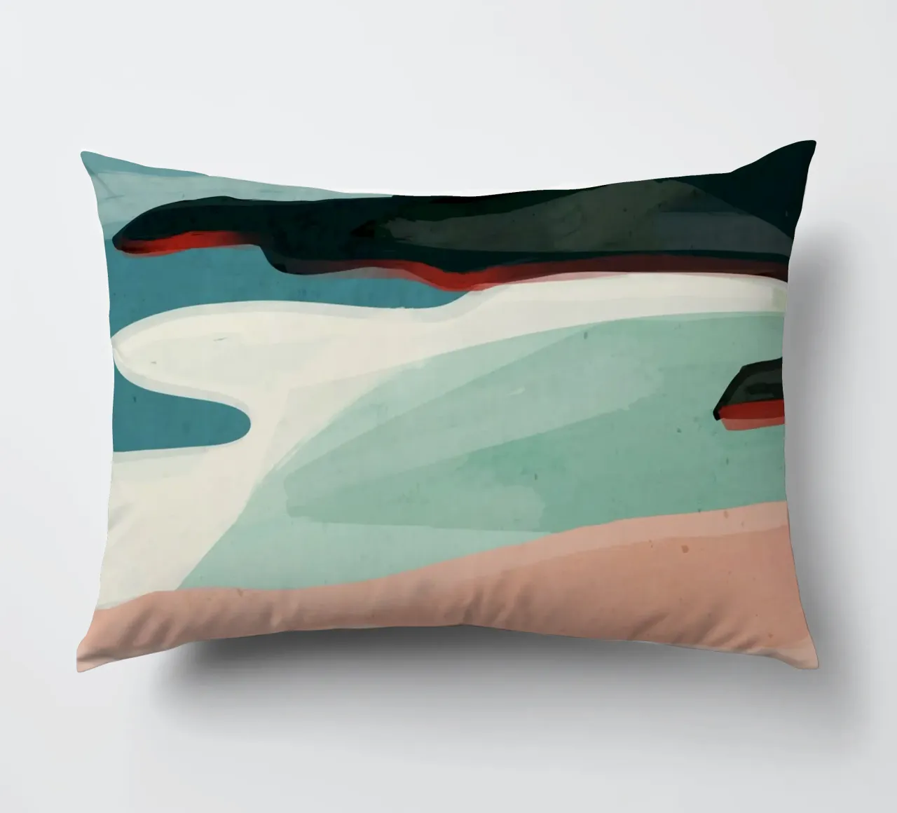 Paesaggio colorato 3 cuscino da ThingDesign