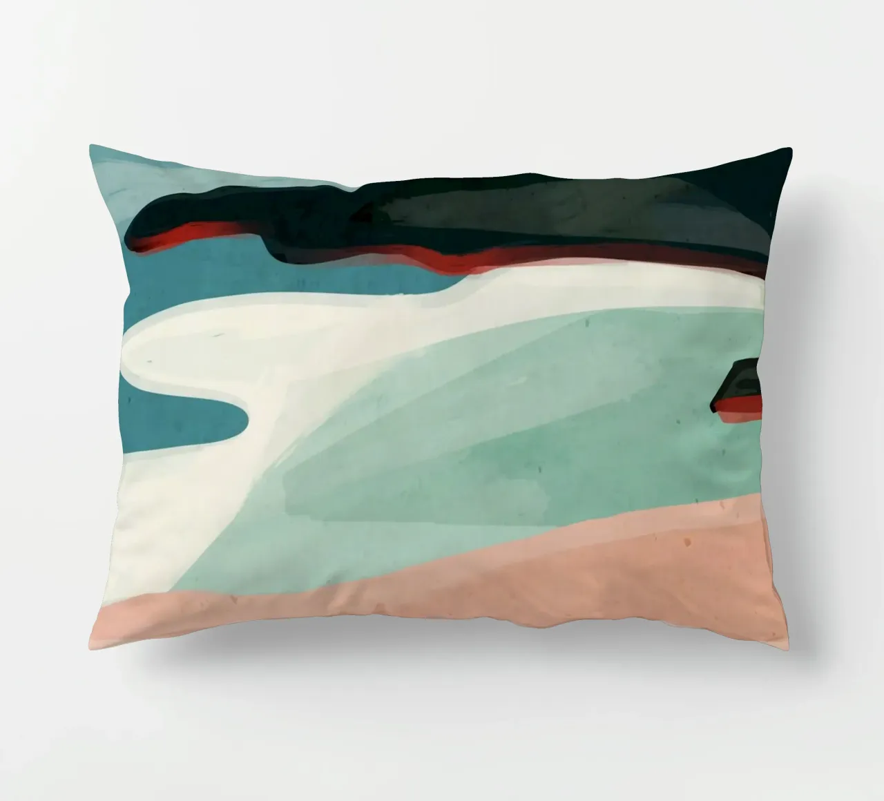 Paesaggio colorato 3 cuscino da ThingDesign
