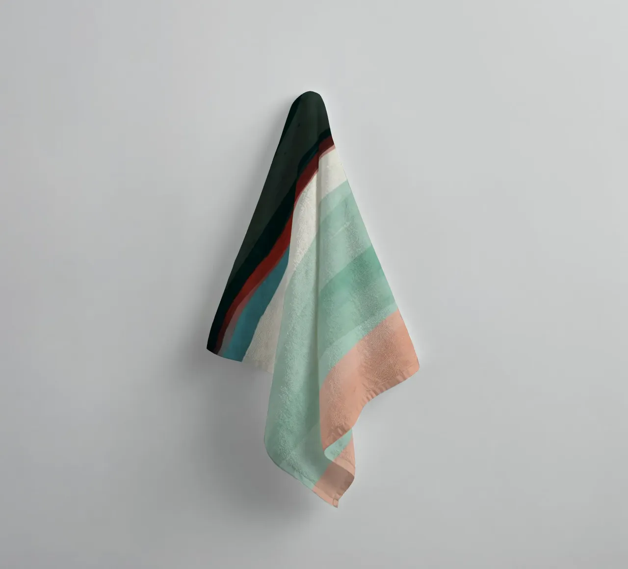 Paesaggio colorato 3 asciugamano da bagno da ThingDesign