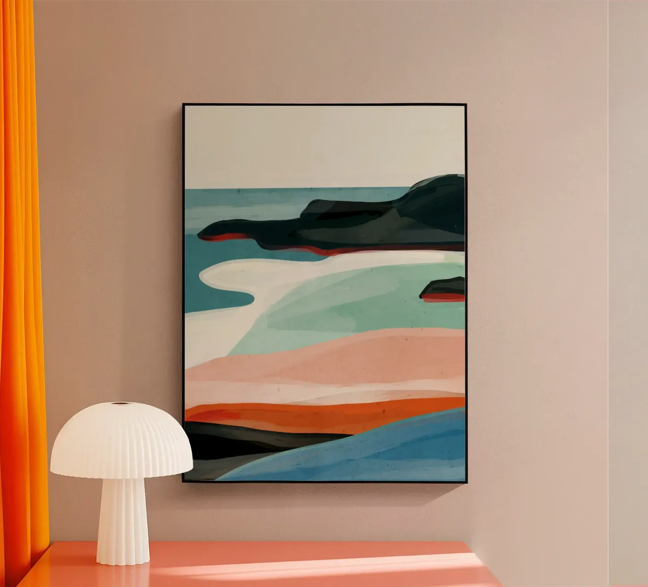 Paesaggio colorato 3 plexiglass da ThingDesign