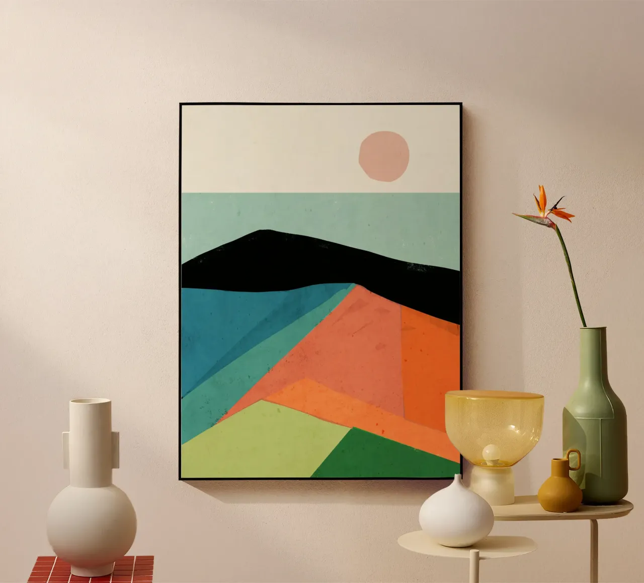 Paesaggio colorato 4 plexiglass da ThingDesign