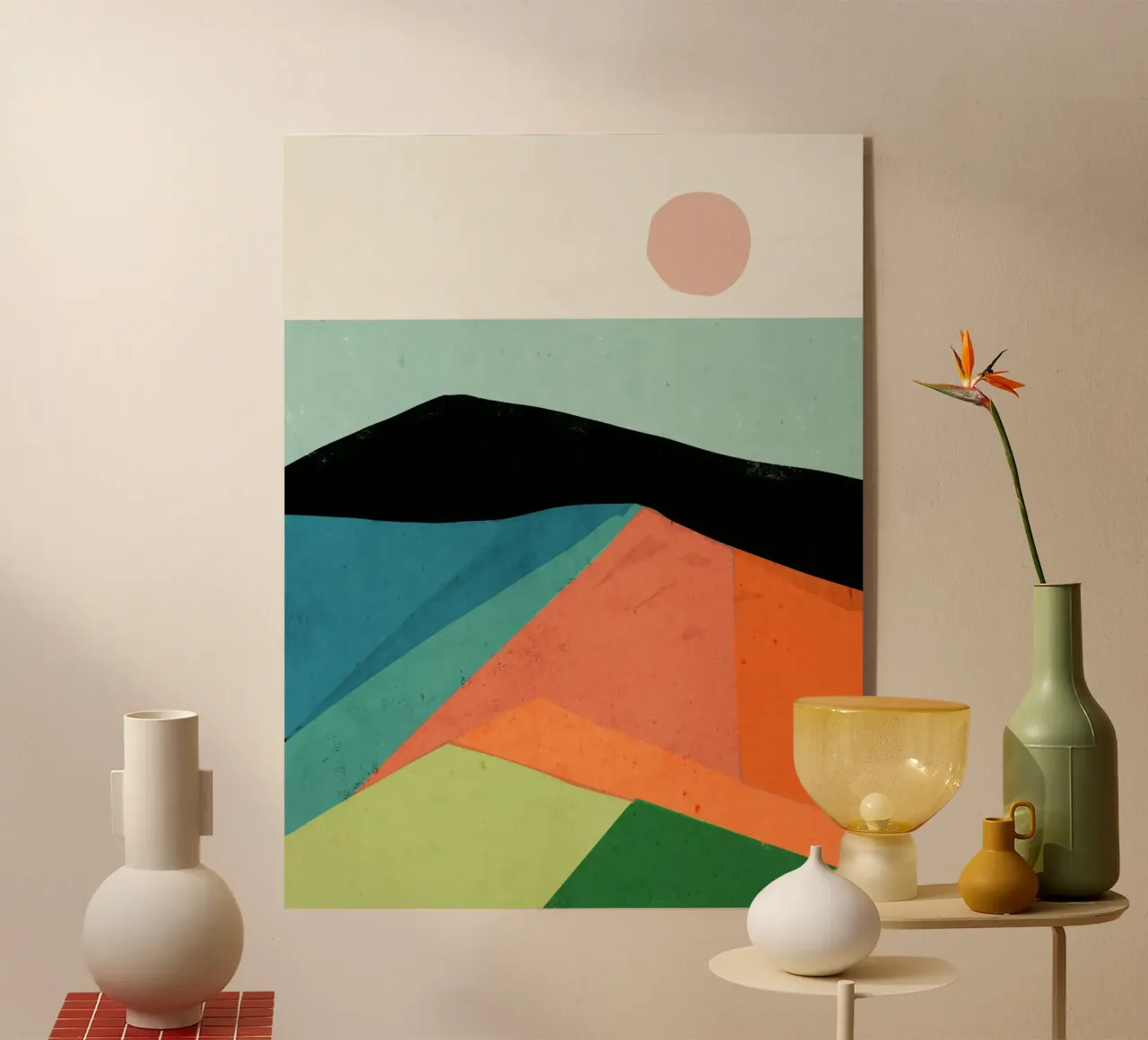 Paesaggio colorato 4 plexiglass da ThingDesign