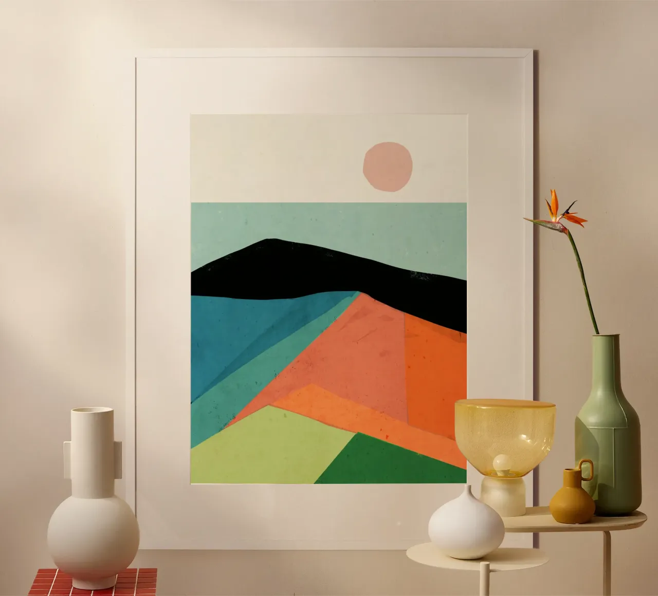 Paesaggio colorato 4 carta hahnemühle da ThingDesign