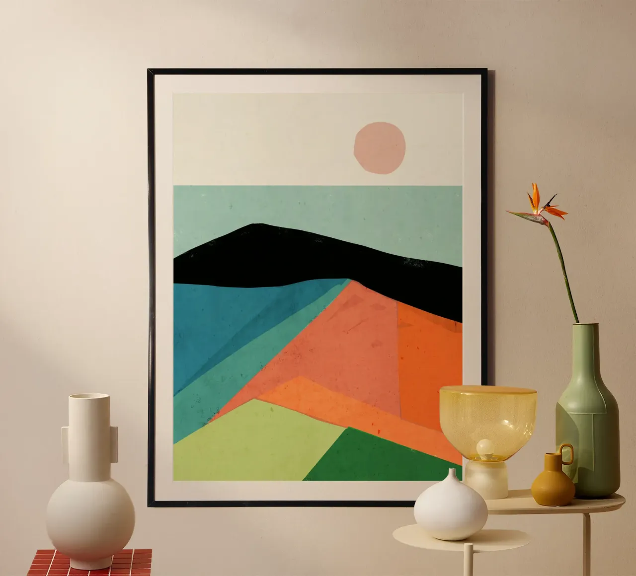 Paesaggio colorato 4 carta hahnemühle da ThingDesign