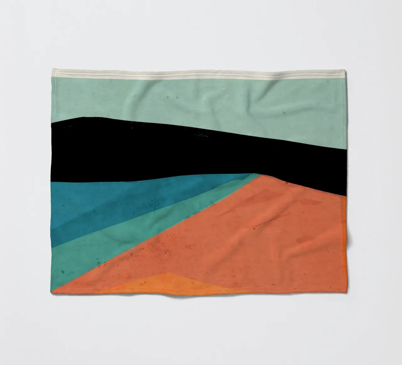 Paesaggio colorato 4 coperta in pile da ThingDesign