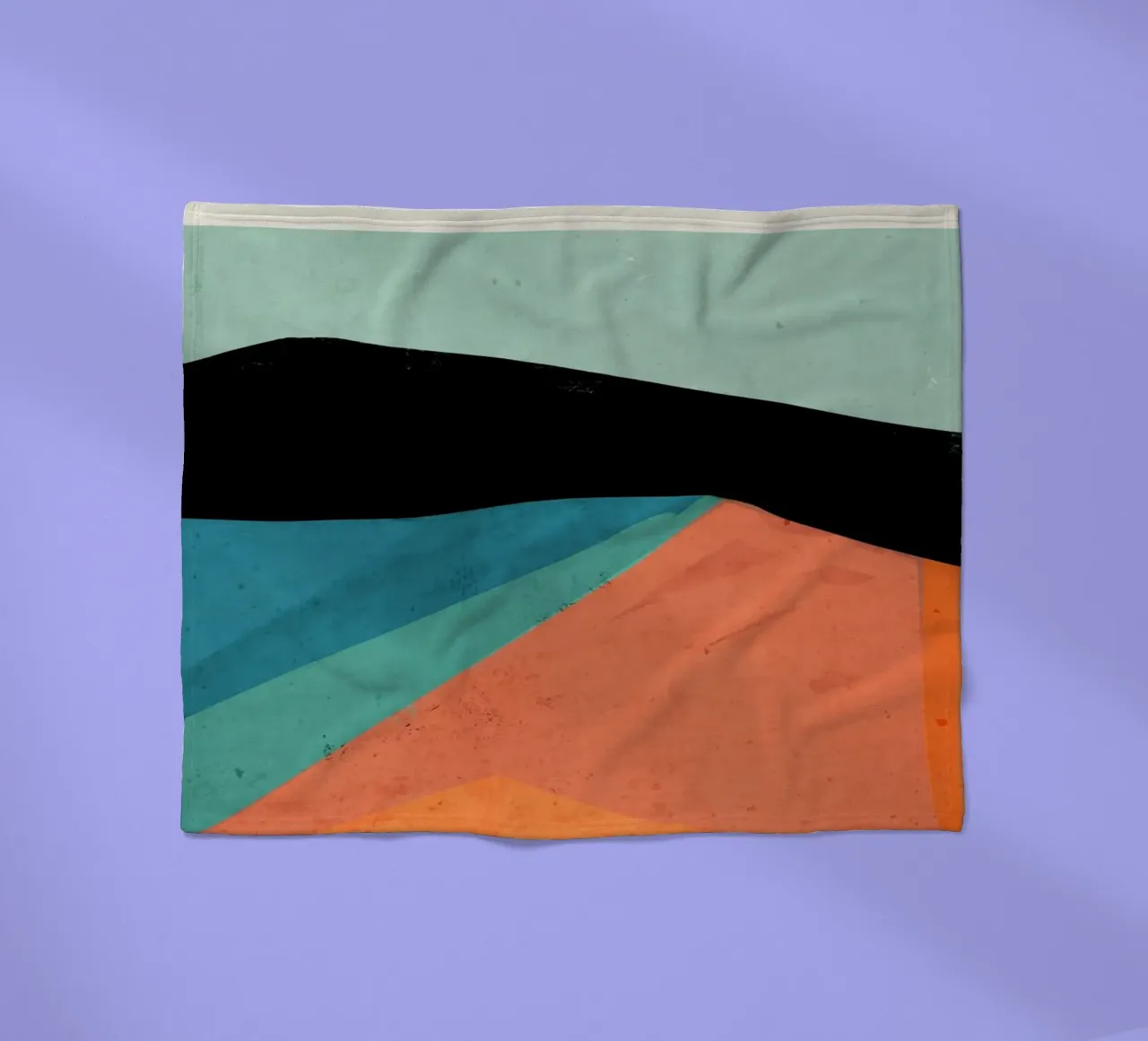 Paesaggio colorato 4 coperta in pile da ThingDesign