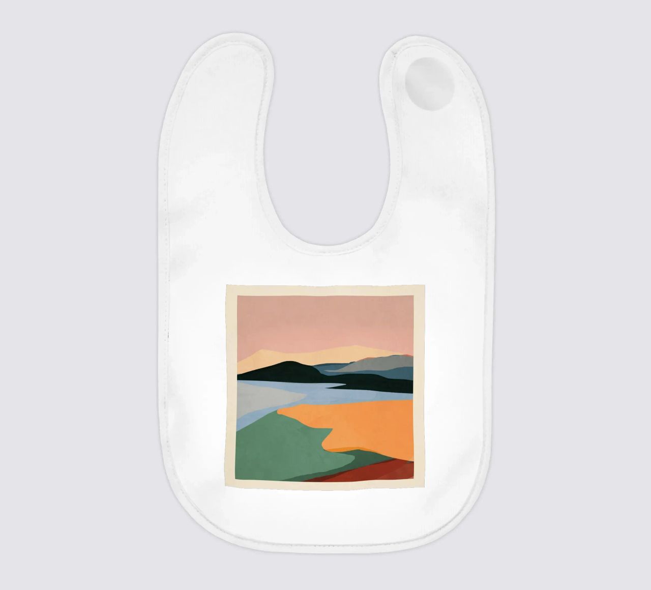 Paesaggio astratto minimale bavaglino da ThingDesign