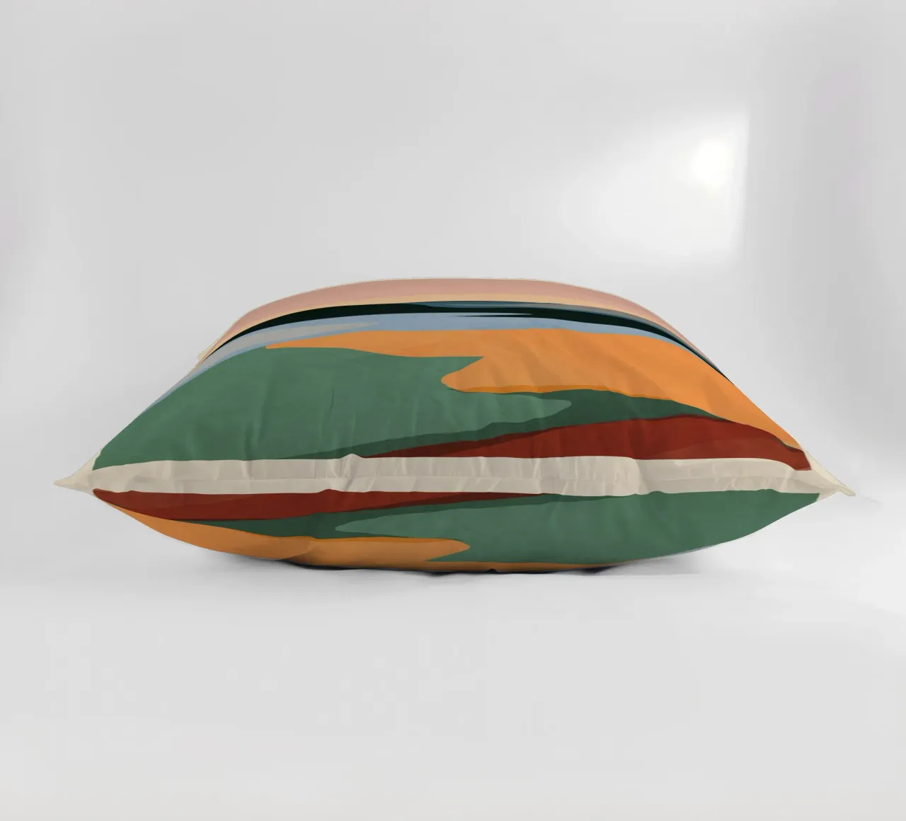 Minimal Abstract Landscape decorative cushion by ThingDesign