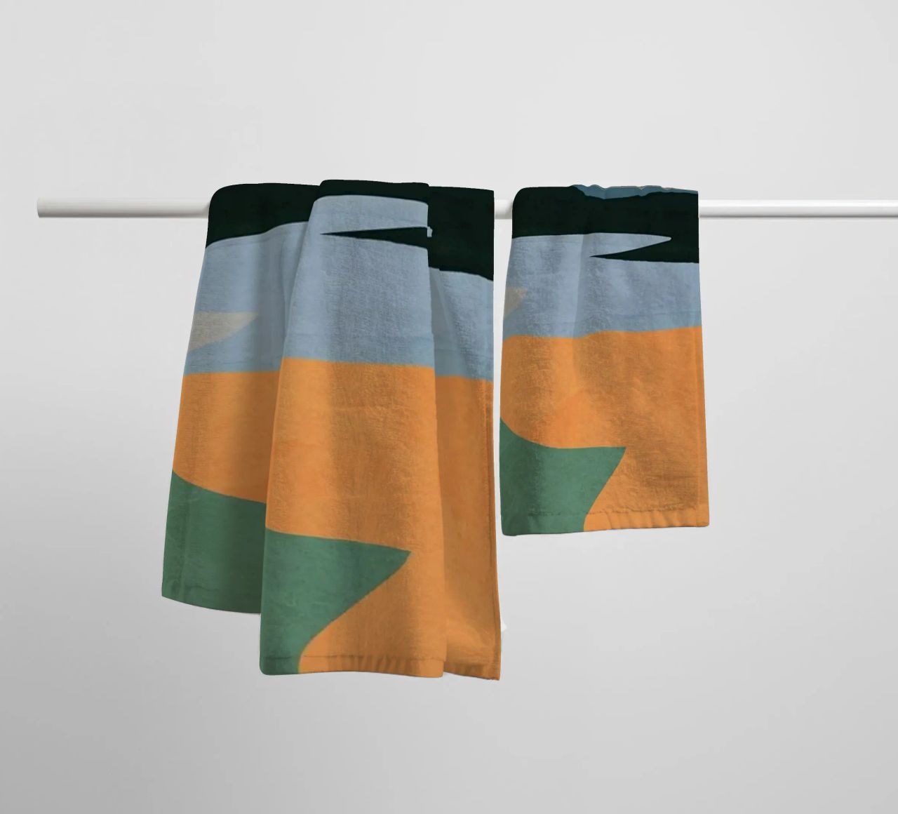 Paesaggio astratto minimale asciugamano da bagno da ThingDesign