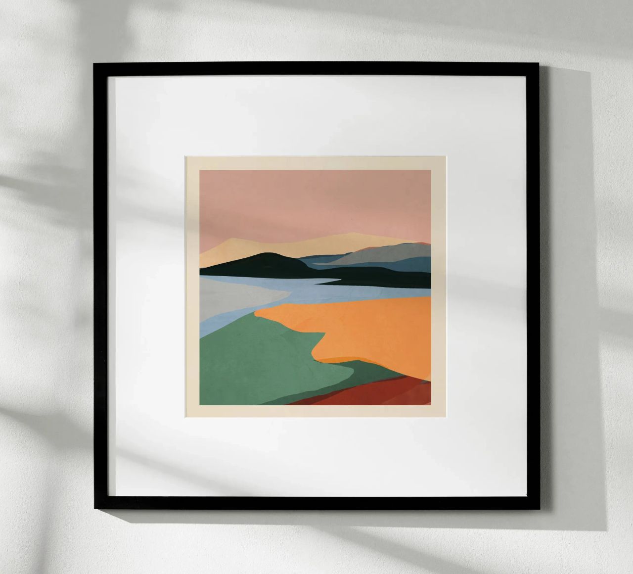 Paesaggio astratto minimale carta hahnemühle da ThingDesign