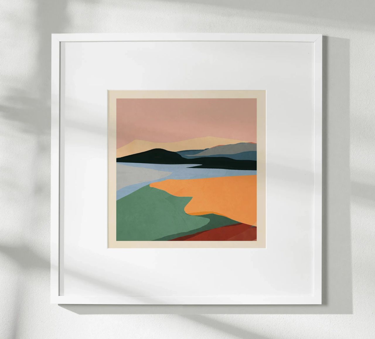 Paesaggio astratto minimale carta hahnemühle da ThingDesign