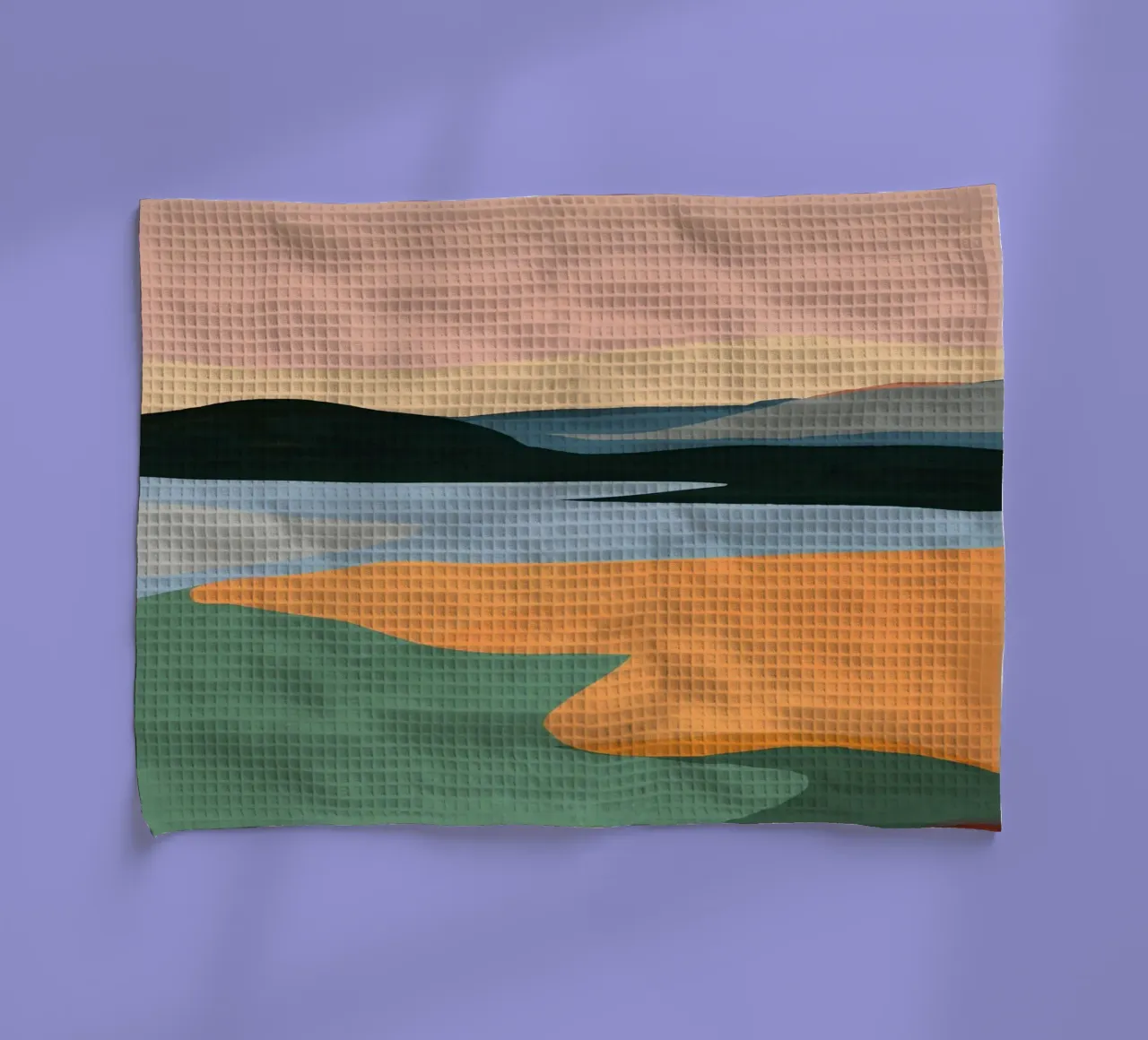 Paysage abstrait minimal torchon de ThingDesign