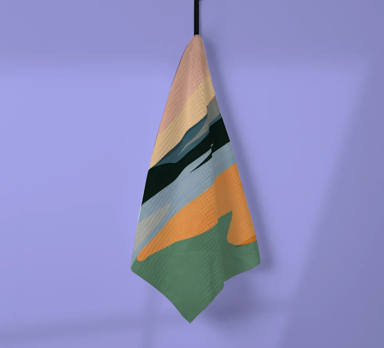 Paysage abstrait minimal torchon de ThingDesign