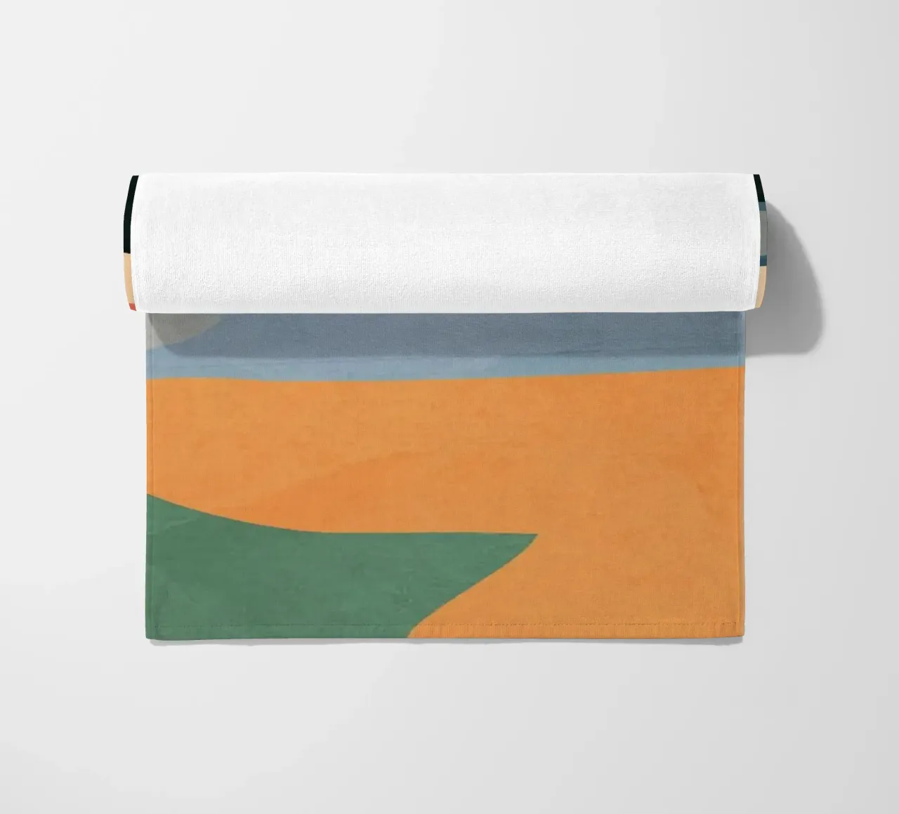 Paesaggio astratto minimale 2 telo mare da ThingDesign