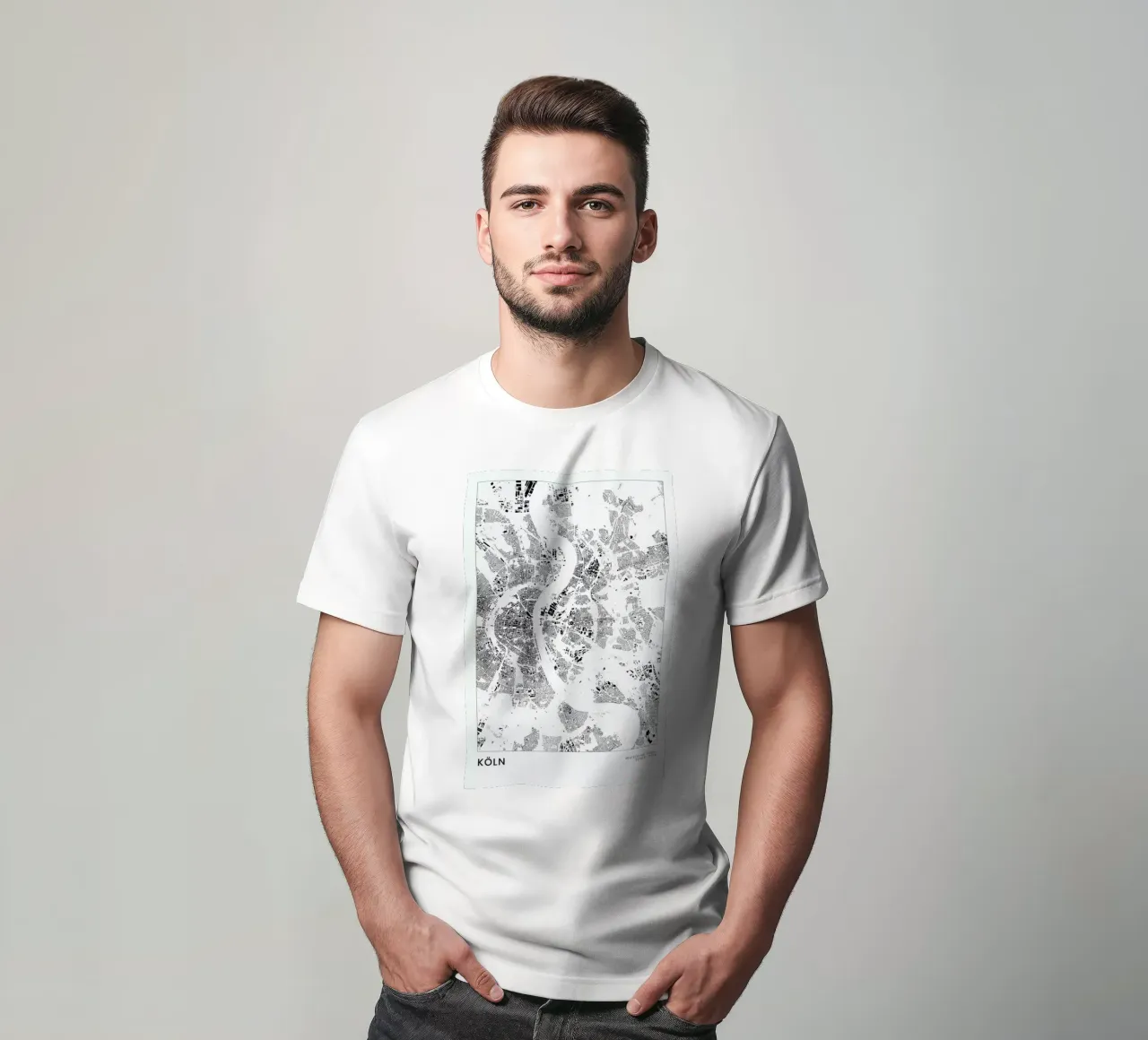 Köln t-shirt by The Cartography Collection