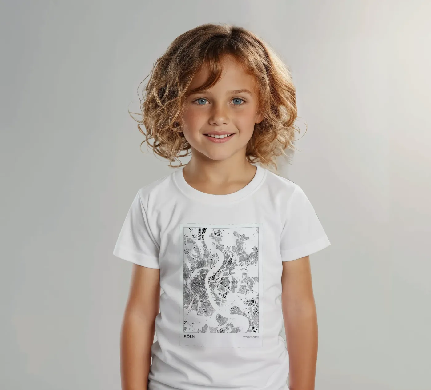 Köln t-shirt bambini da The Cartography Collection
