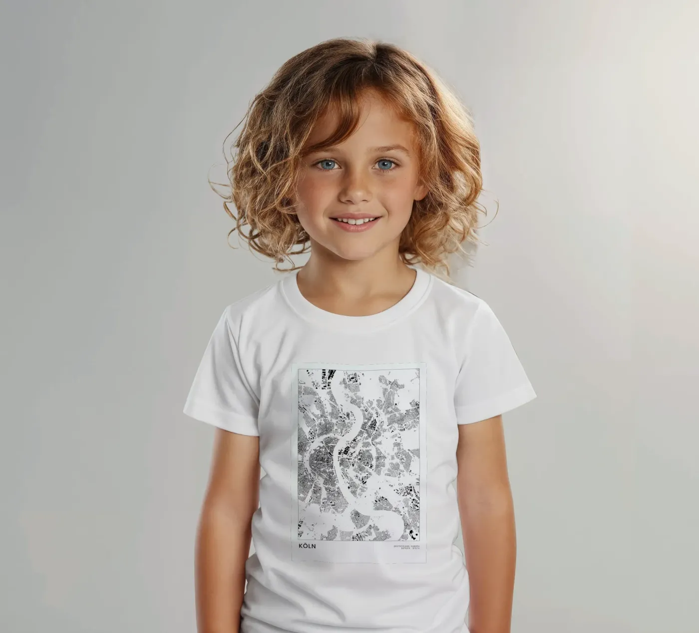 Köln kinder t-shirt van The Cartography Collection