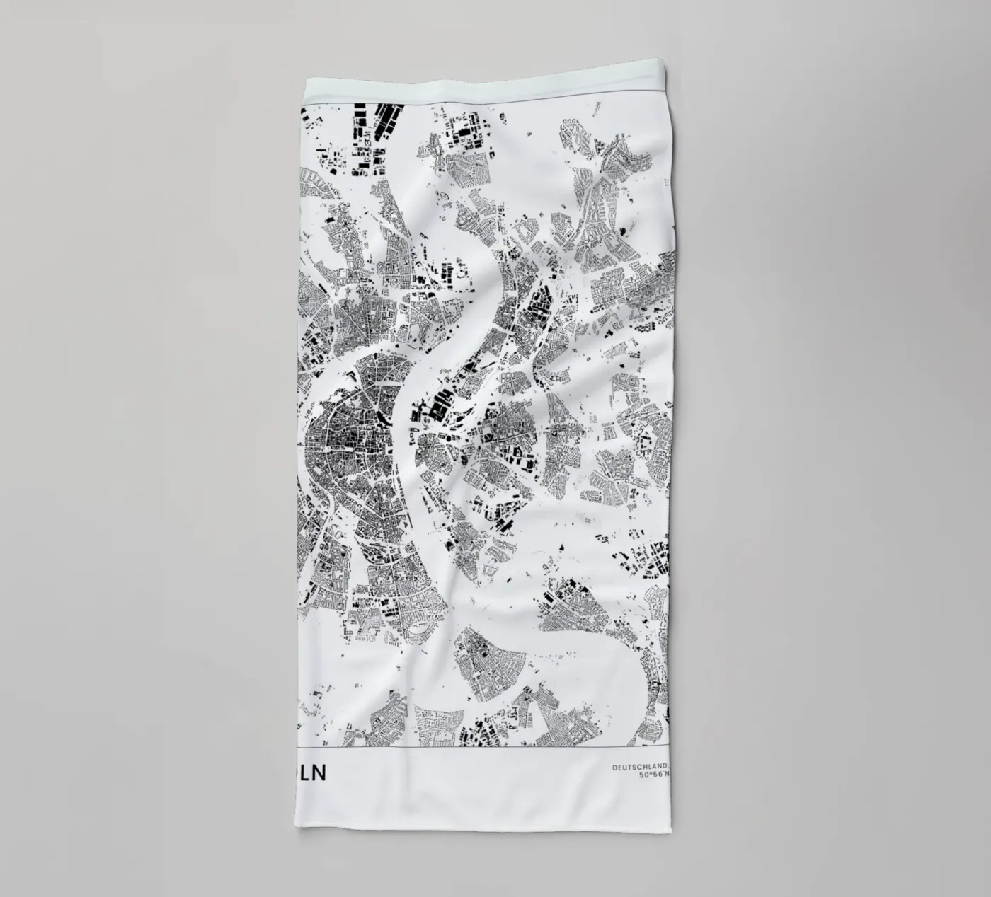 Köln badhanddoek van The Cartography Collection
