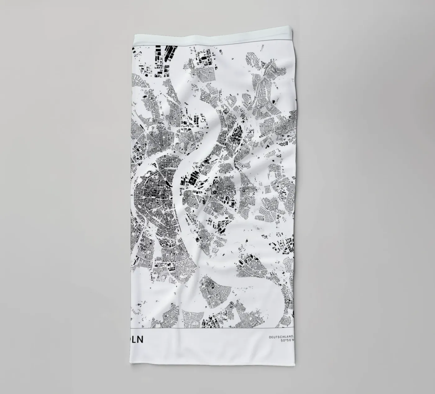 Köln Handtuch von The Cartography Collection