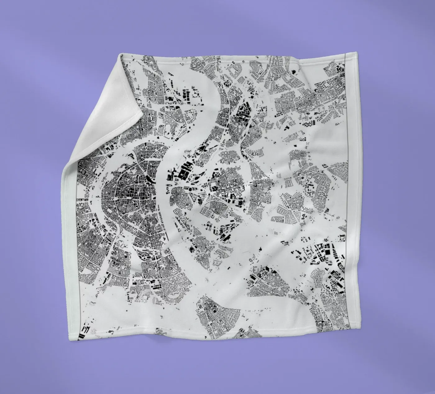 Köln Fleecedecke von The Cartography Collection