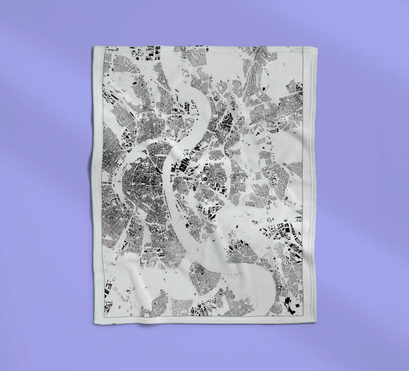 Köln Fleecedecke von The Cartography Collection