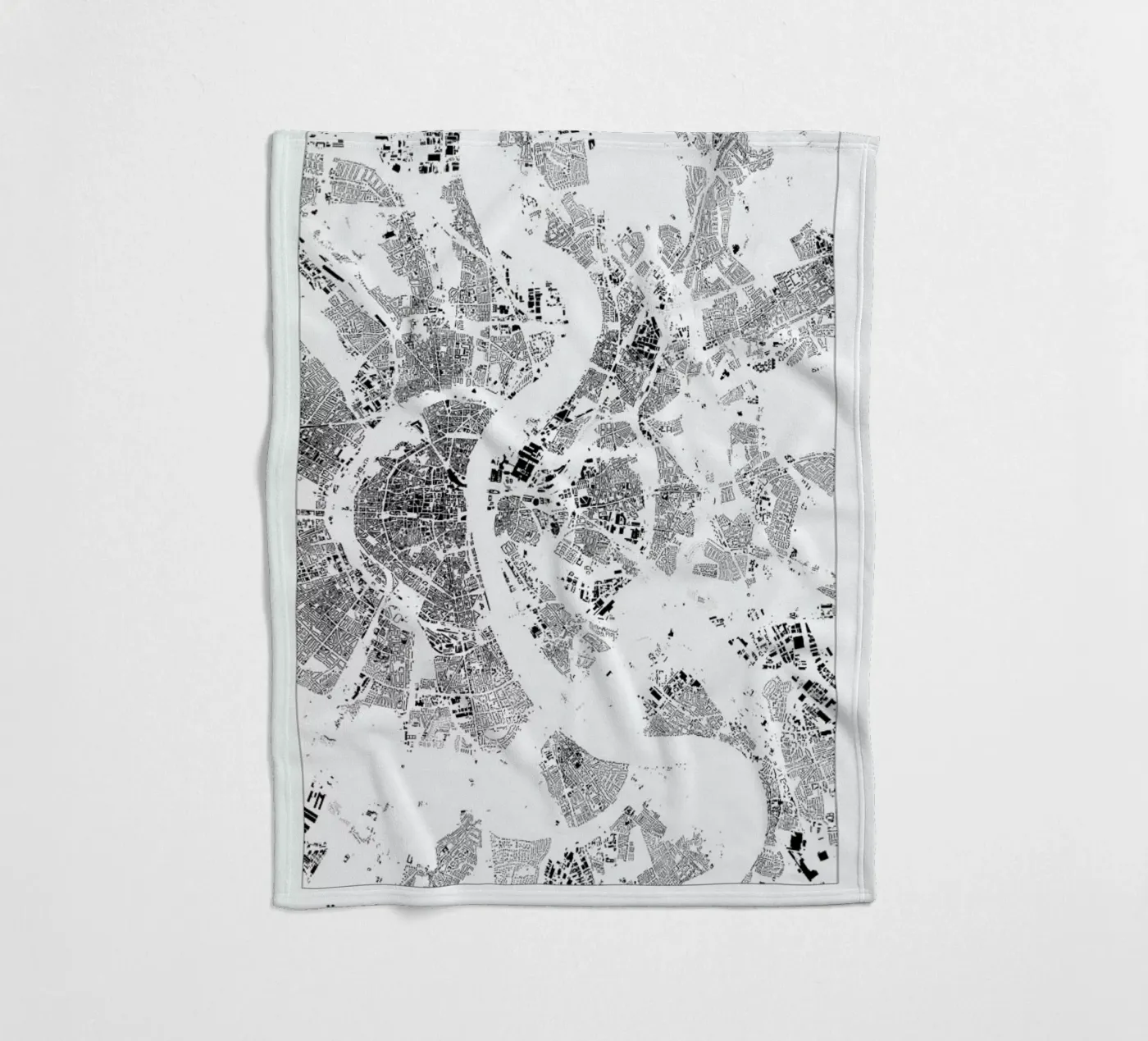 Köln Fleecedecke von The Cartography Collection