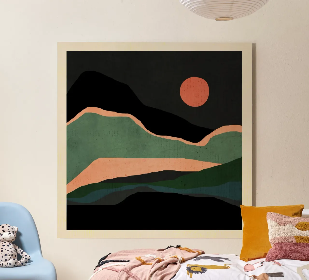 Paesaggio astratto minimale 3 plexiglass da ThingDesign