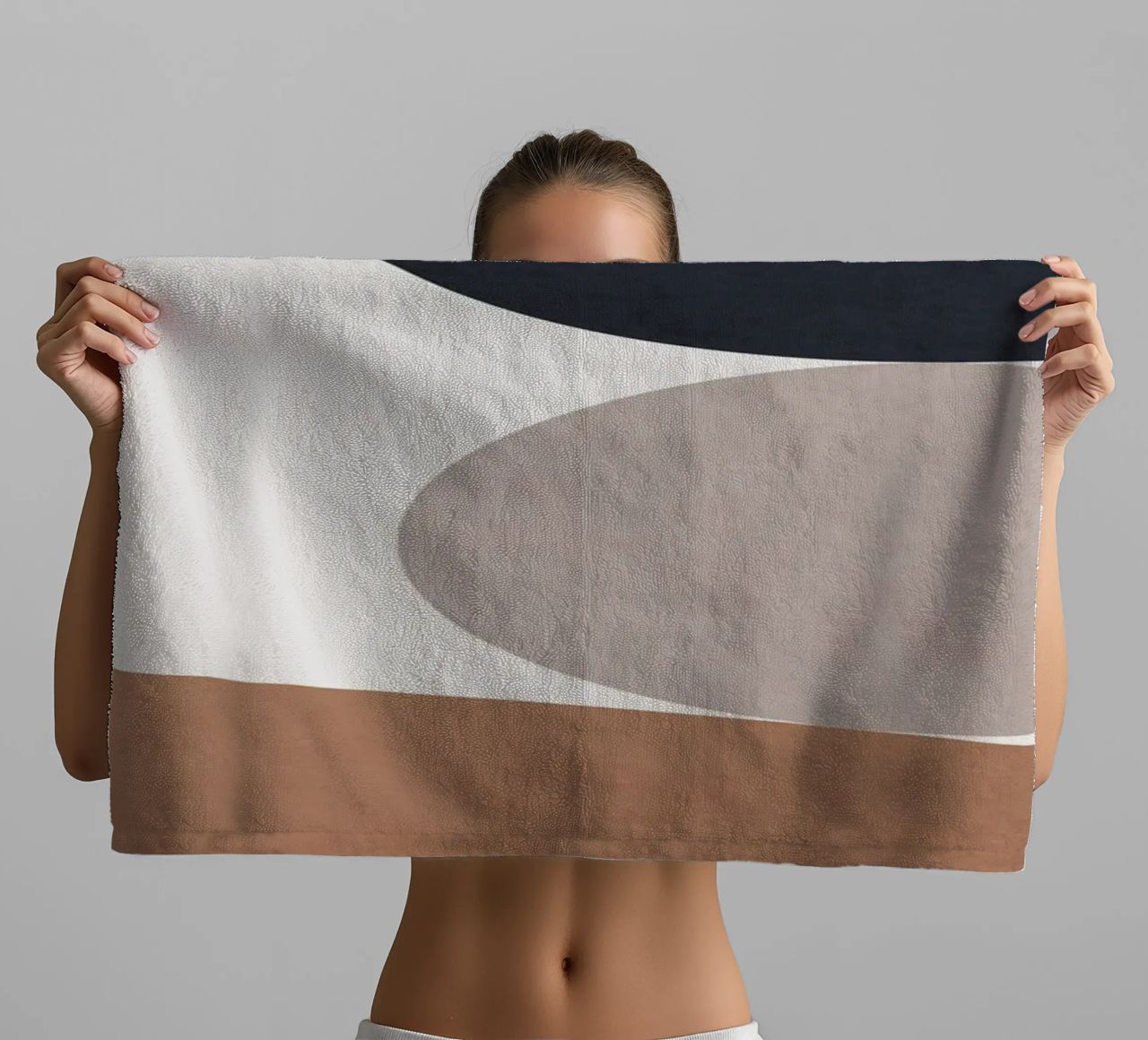 Minimal Abstract Shapes towel by Gaite