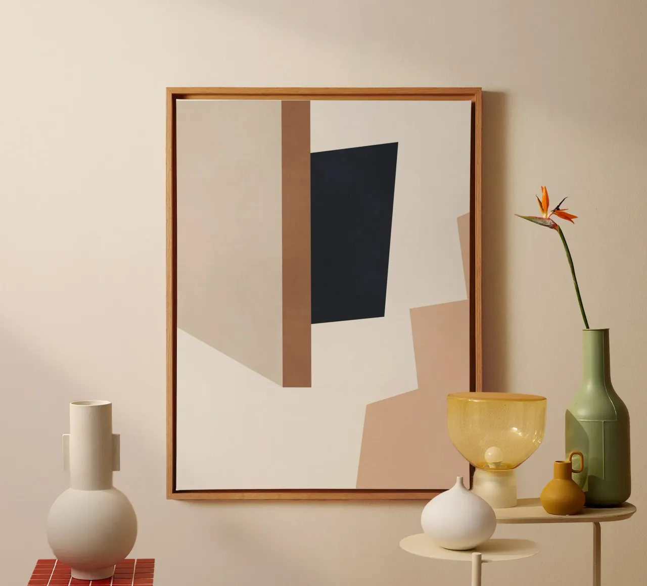 Forme astratte minimali 2 tela da Gaite