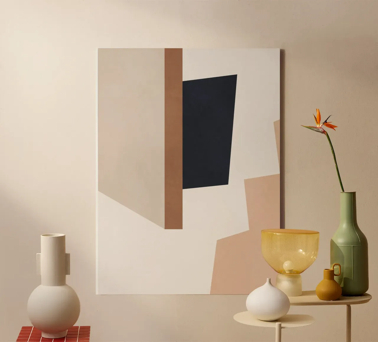 Forme astratte minimali 2 tela da Gaite