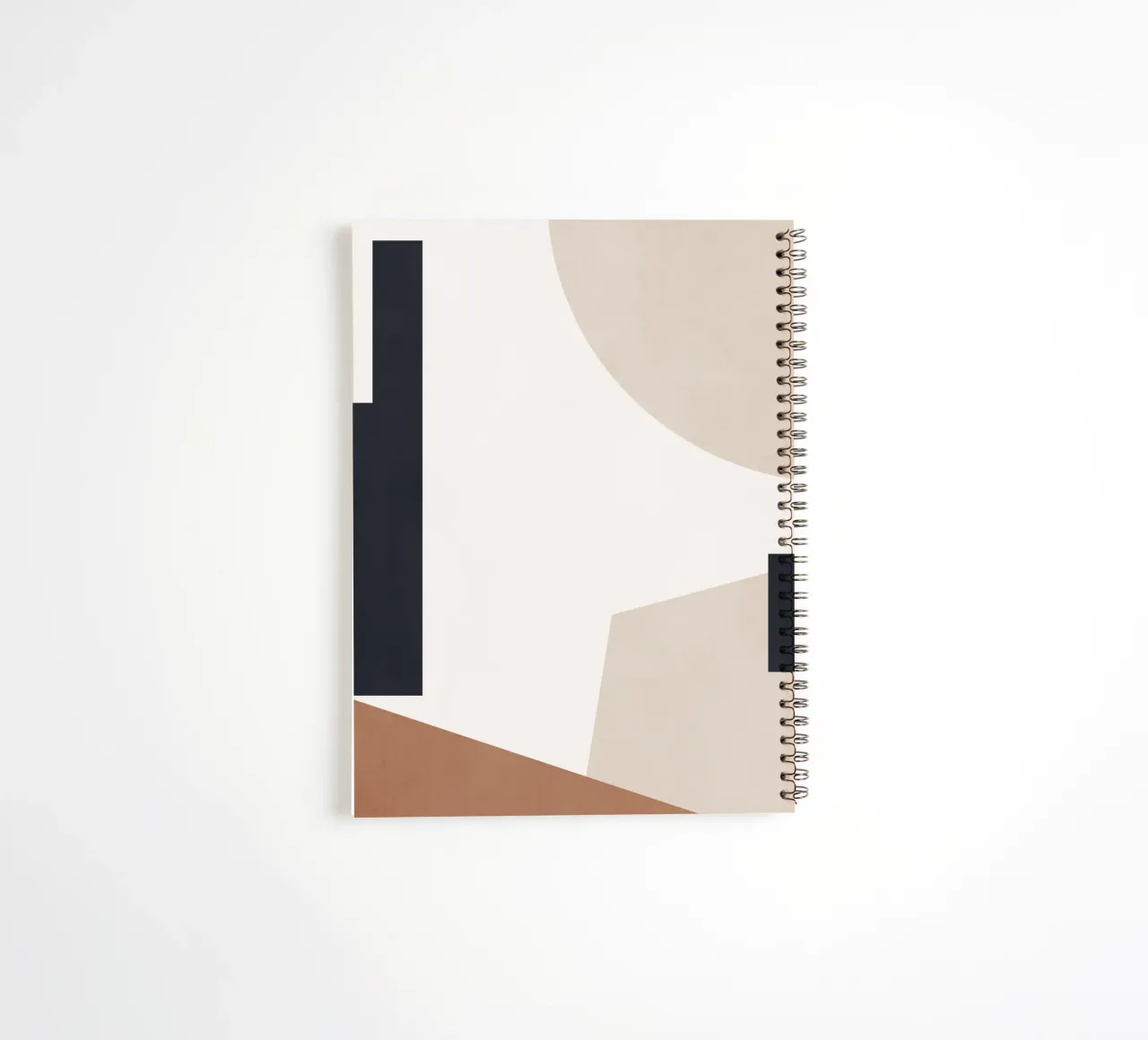 Minimal Abstract Shapes 3 spiral notebook by Gaite