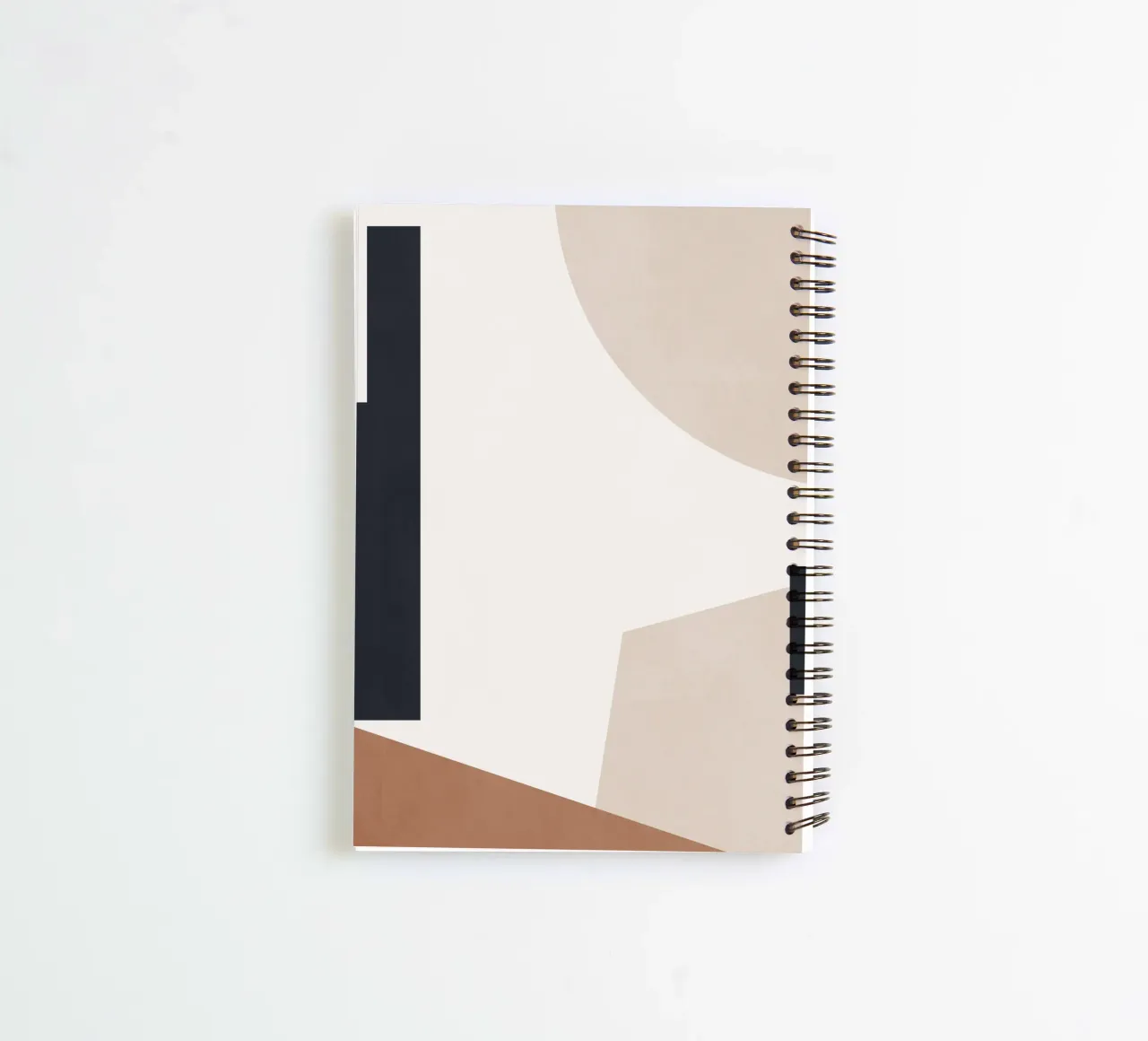 Minimal Abstract Shapes 3 spiral notebook by Gaite