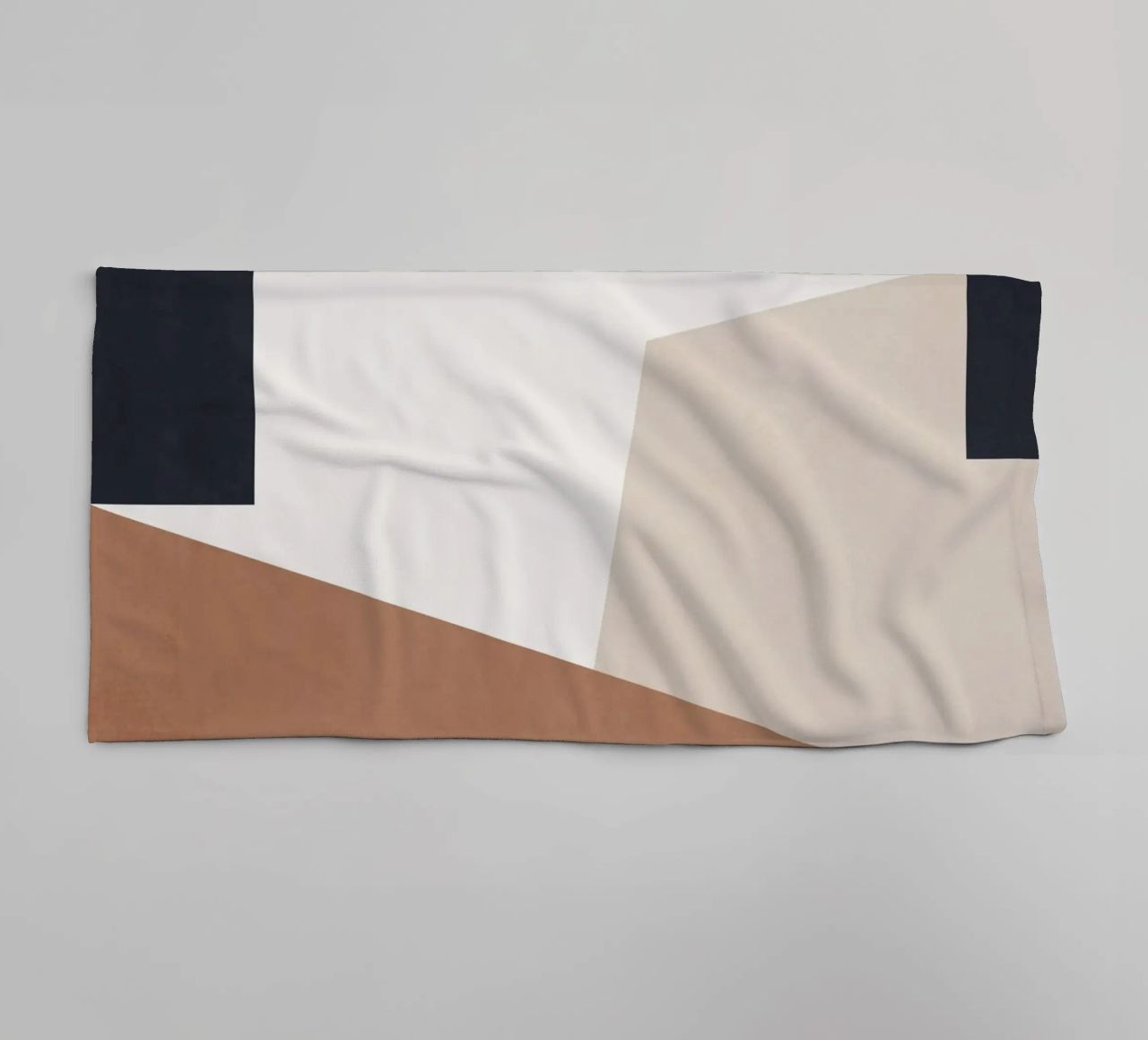 Minimal Abstract Shapes 3 towel by Gaite