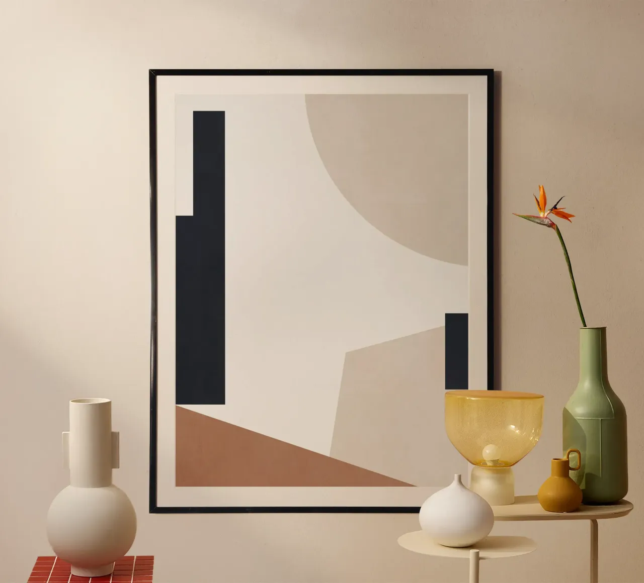 Minimal Abstract Shapes 3 hahnemühle by Gaite