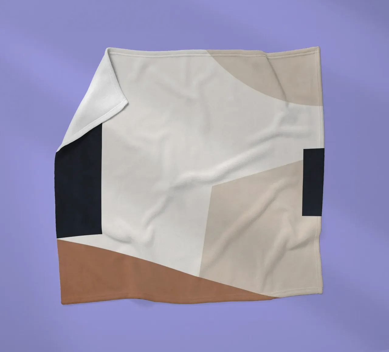 Forme astratte minimali 3 coperta in pile da Gaite