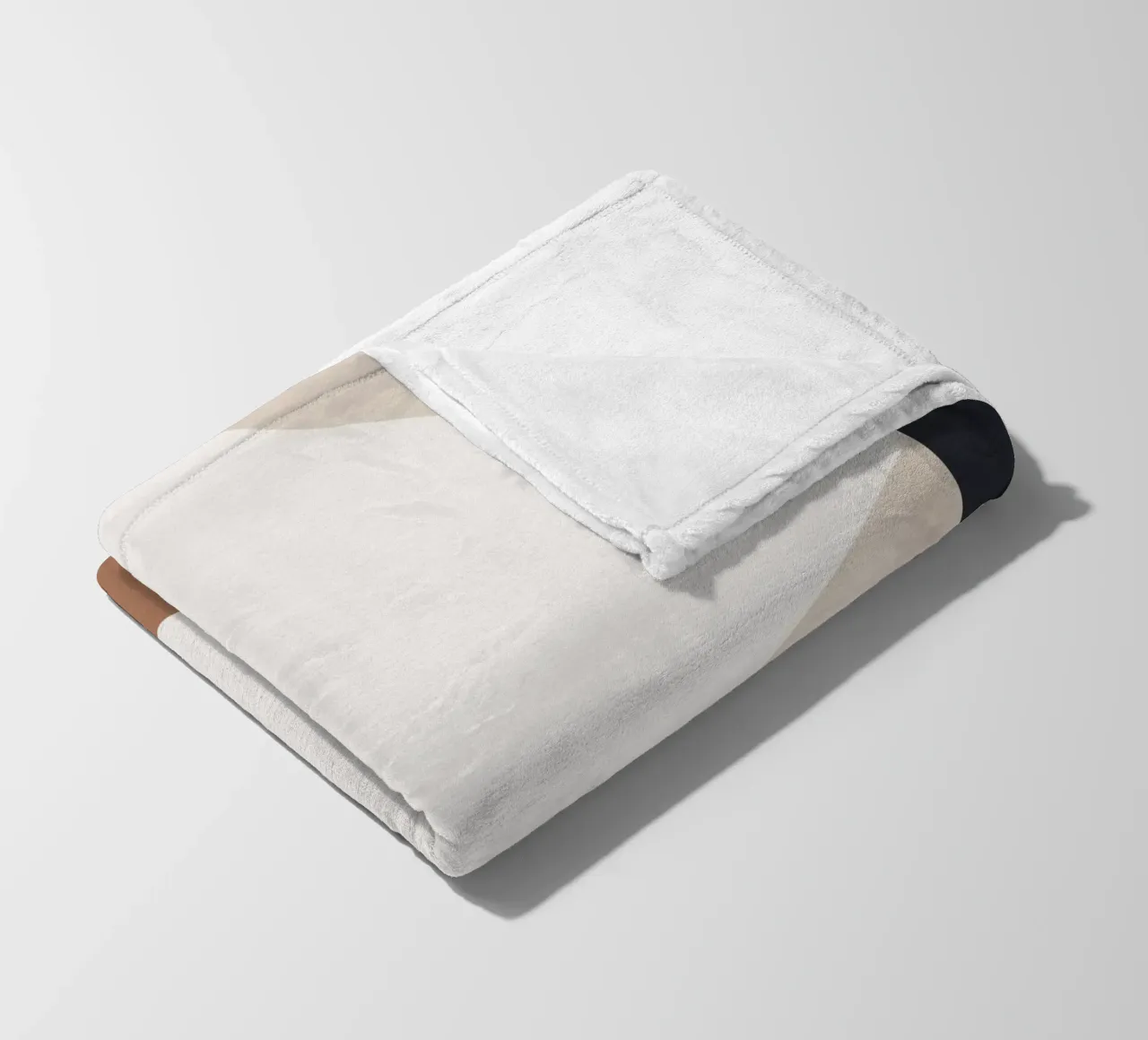 Forme astratte minimali 3 coperta in pile da Gaite