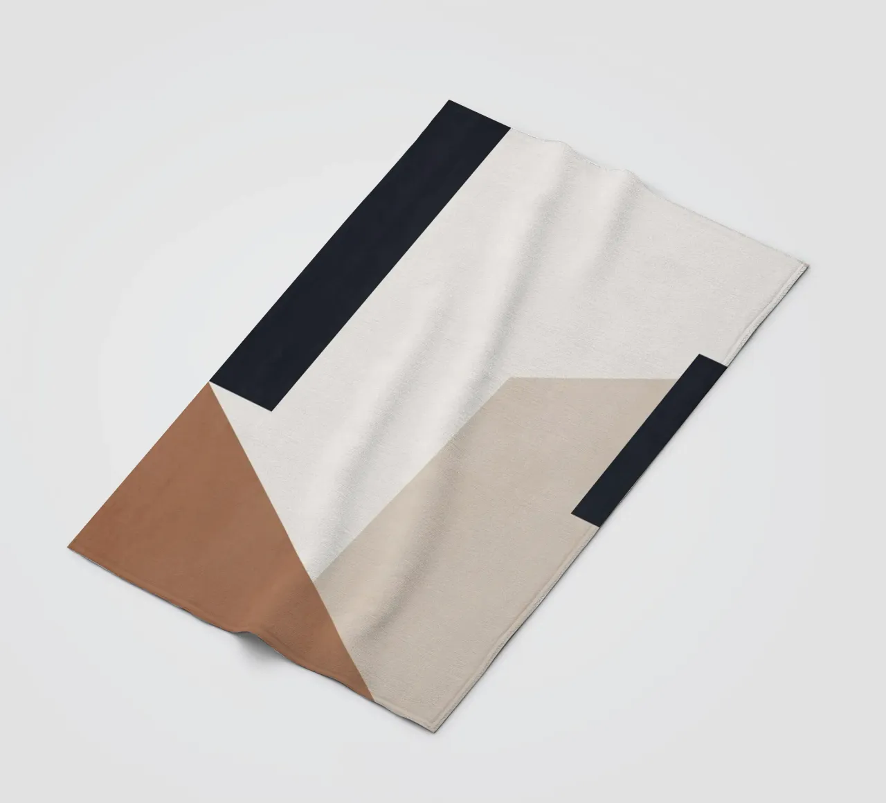 Forme astratte minimali 3 coperta in pile da Gaite