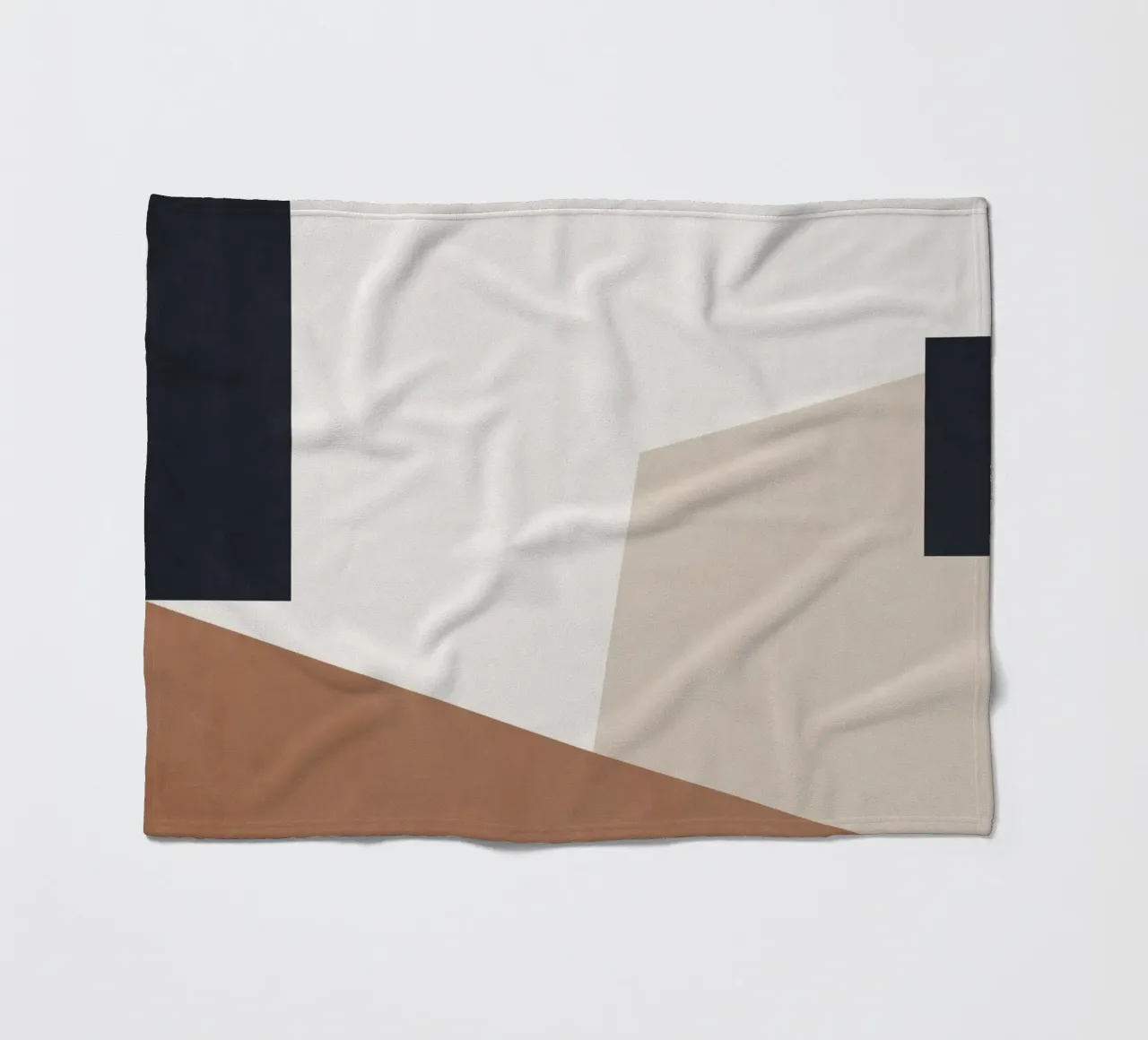 Forme astratte minimali 3 coperta in pile da Gaite