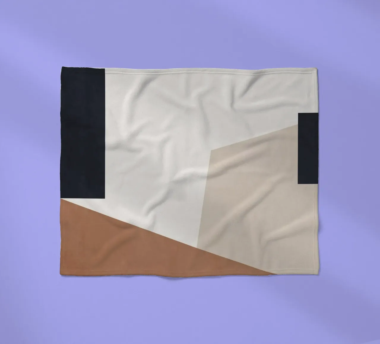 Forme astratte minimali 3 coperta in pile da Gaite