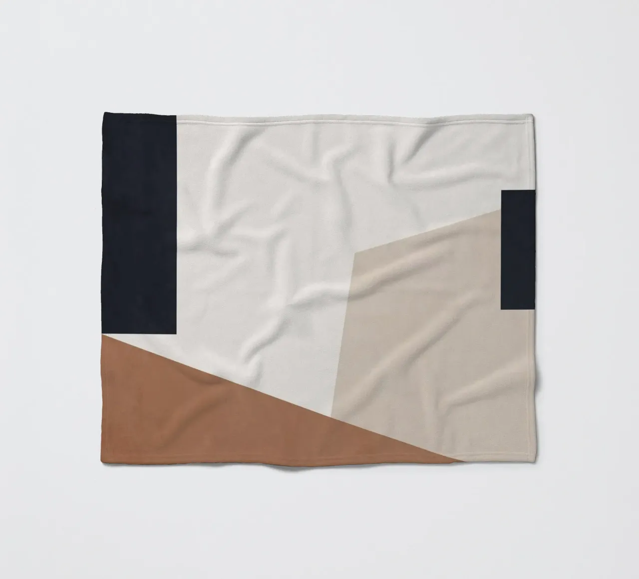 Forme astratte minimali 3 coperta in pile da Gaite